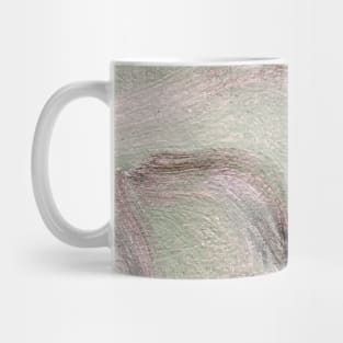 Purple Green Gray Abstract Art Mug